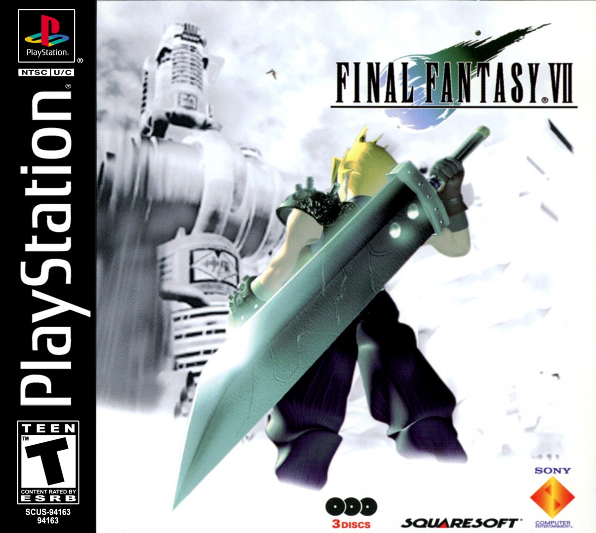Final Fantasy VII (1997) cover art