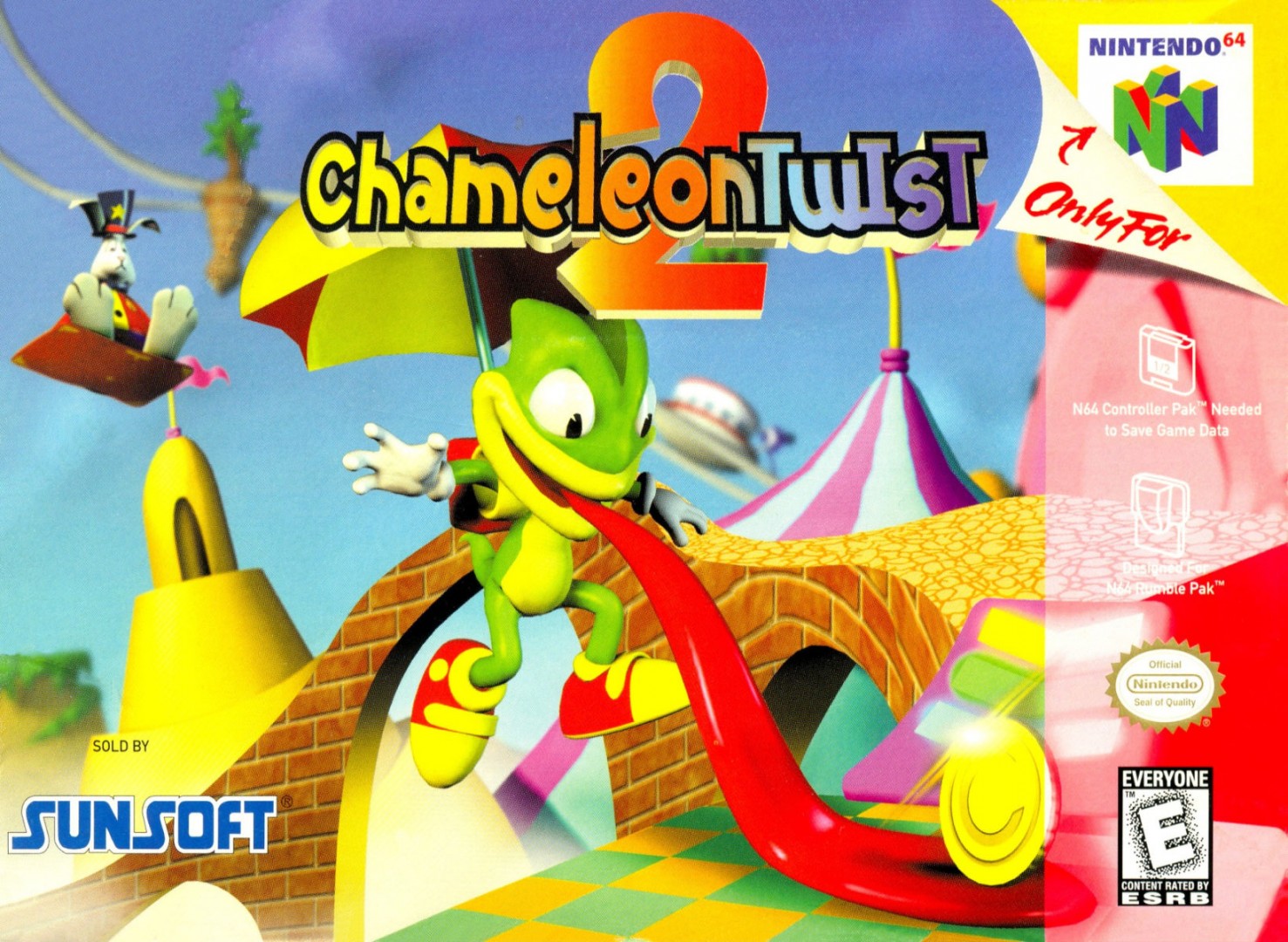 Chameleon Twist 2 (1999) cover art