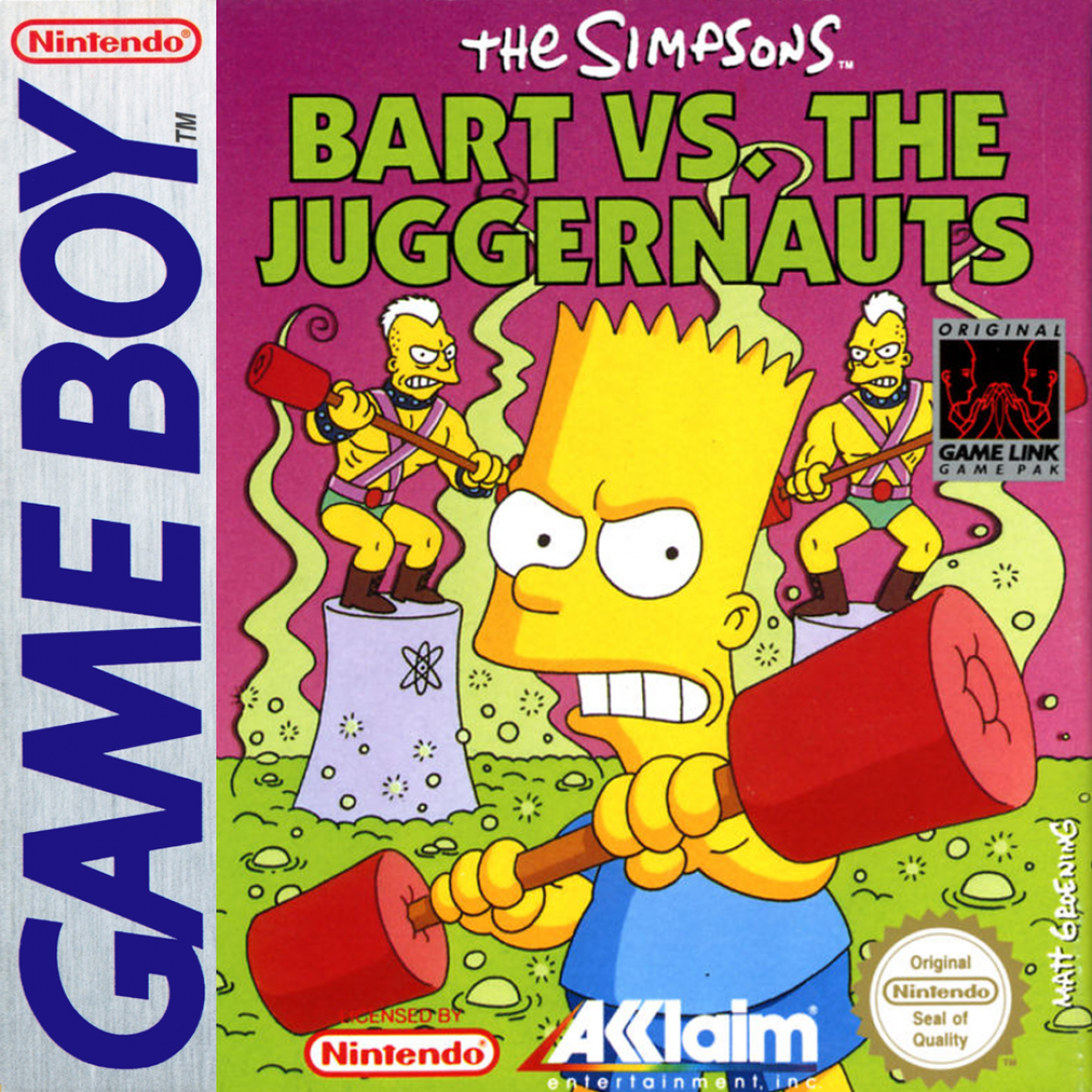 The Simpsons: Bart vs. the Juggernauts (1992) cover art