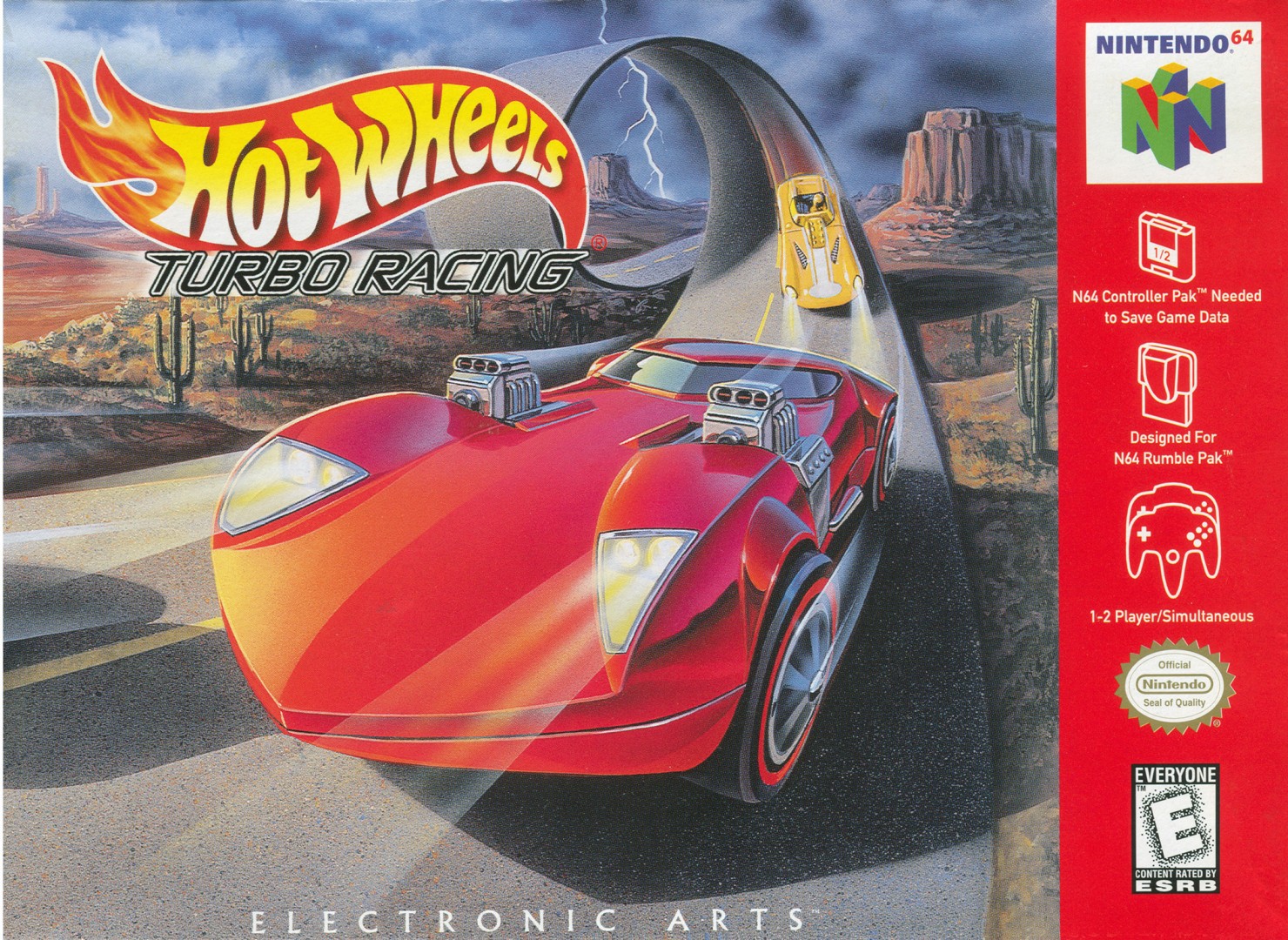 Hot Wheels Turbo Racing (1999) cover art