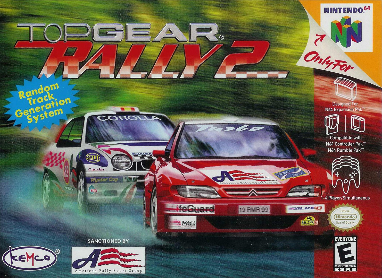 Top Gear Rally 2 (1999) cover art