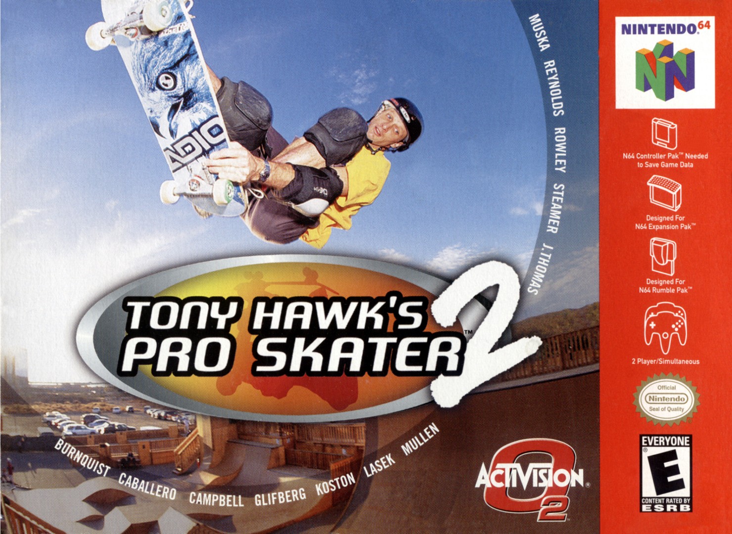 Tony Hawk's Pro Skater 2 (2001) cover art