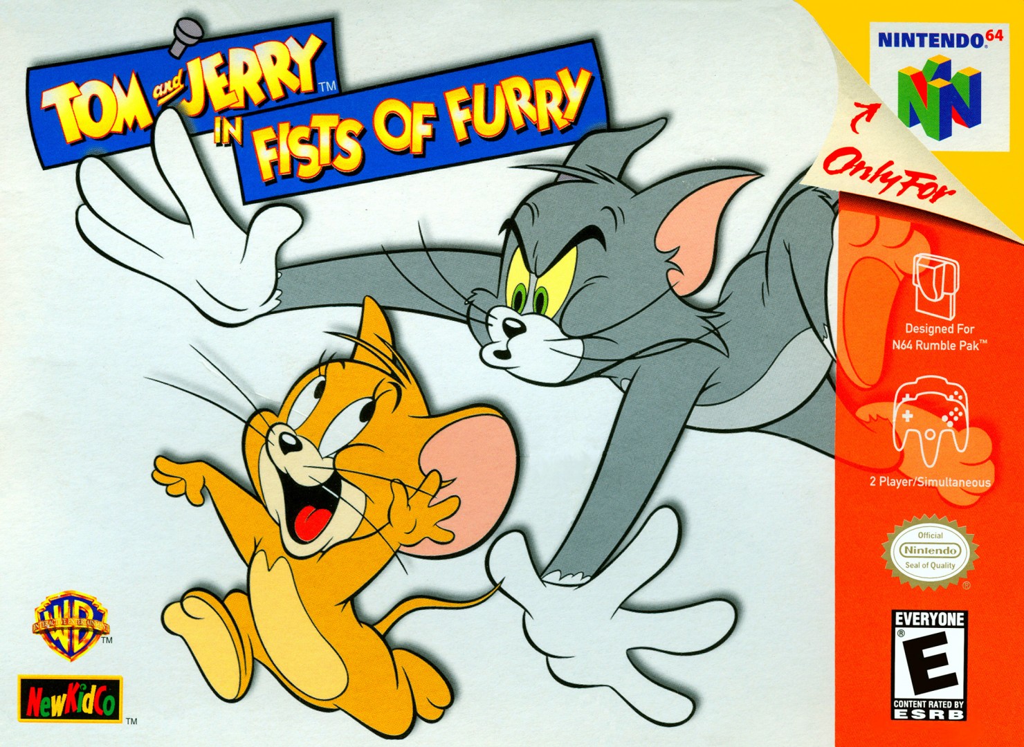 Tom and Jerry in Fists of Furry (1997) cover art