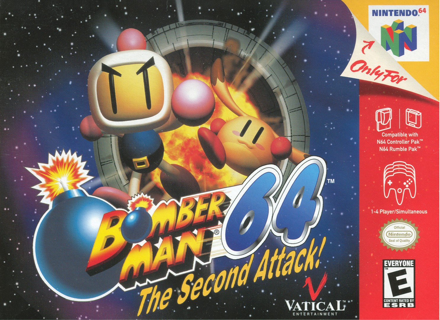 Bomberman 64: The Second Attack! (2000) cover art