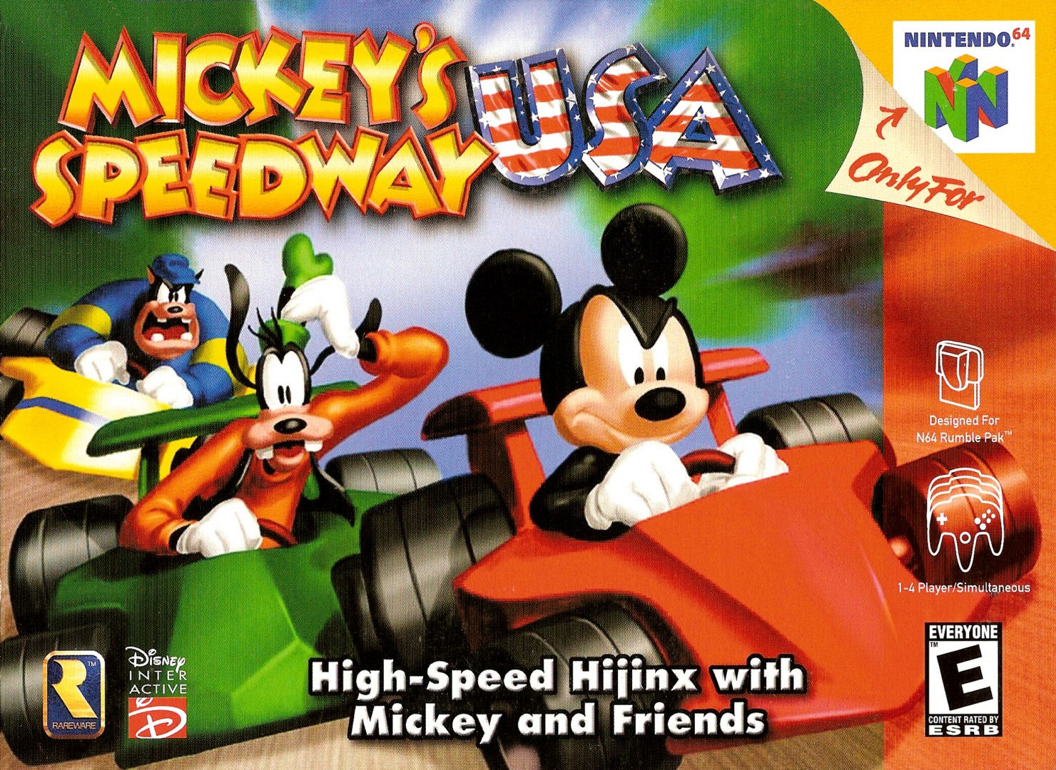 Mickey's Speedway USA (2000) cover art