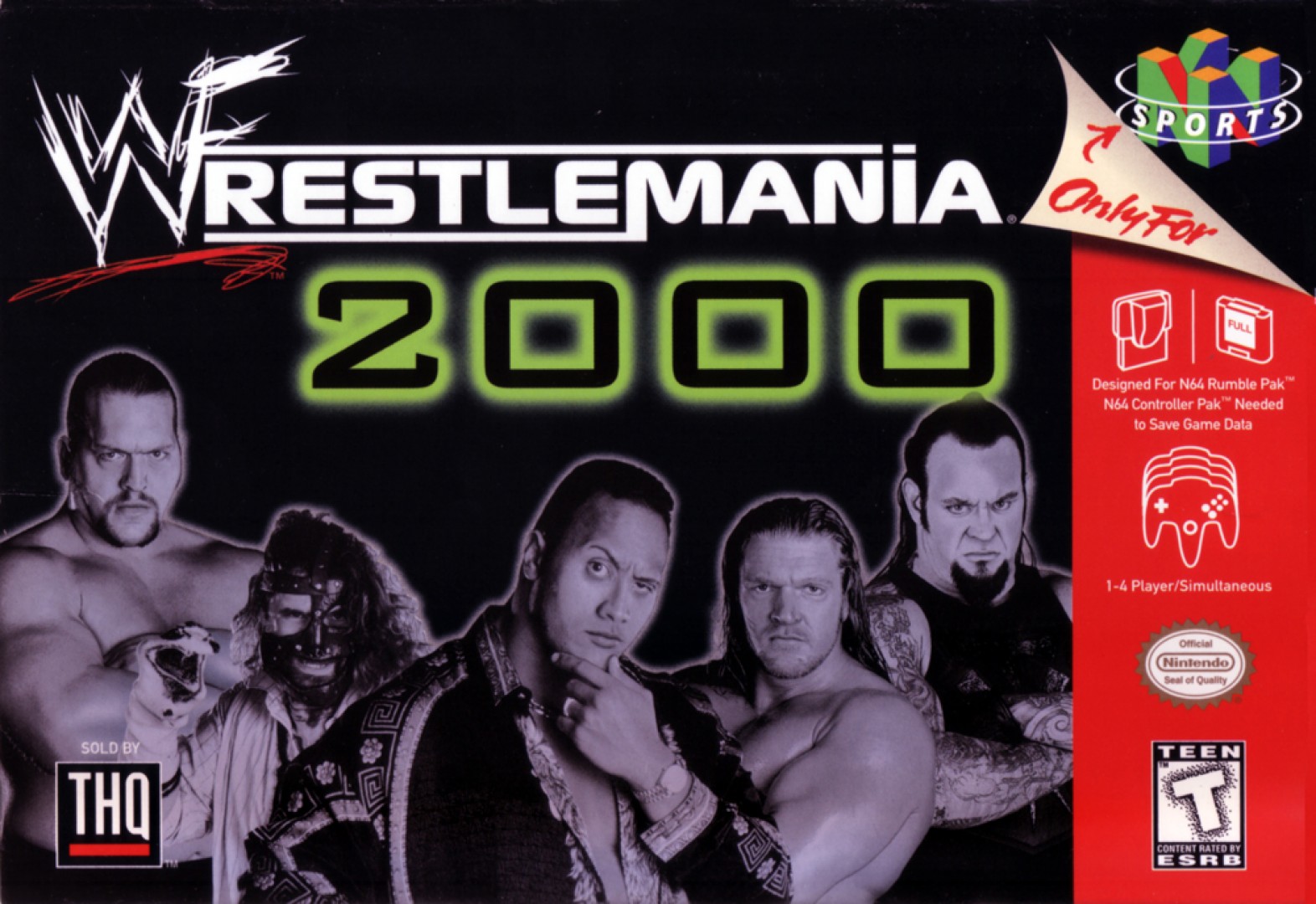 WWF WrestleMania 2000 (1999) cover art