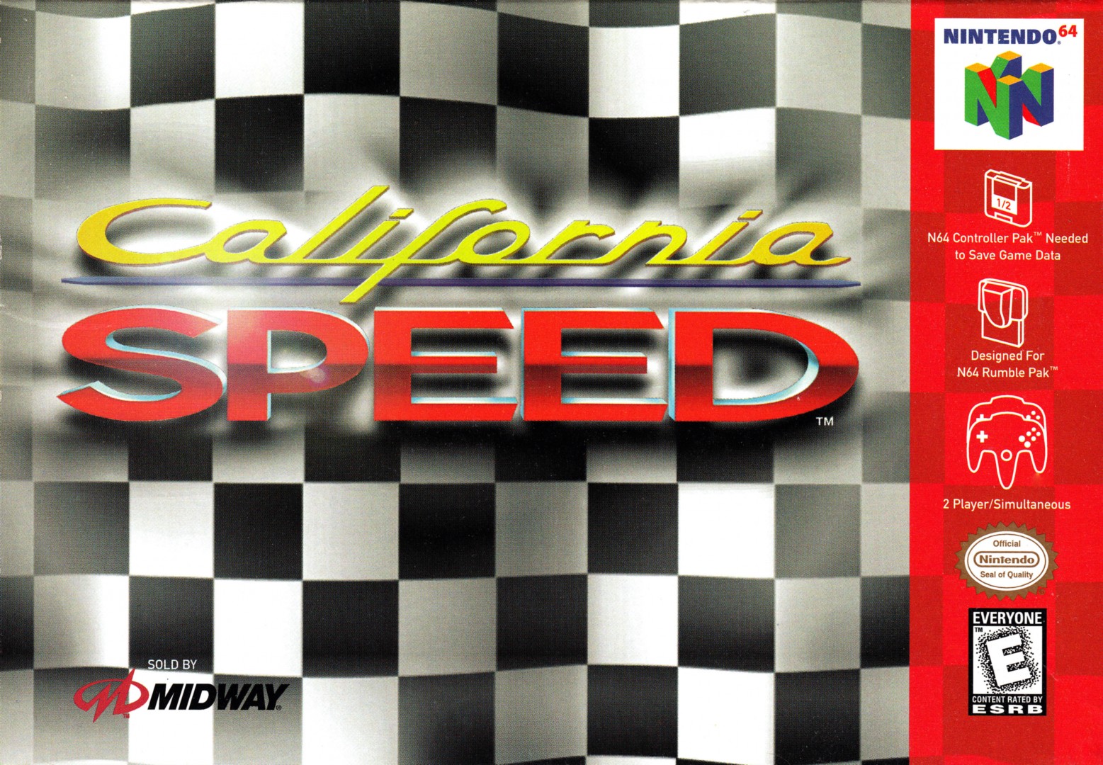 California Speed (1999) cover art