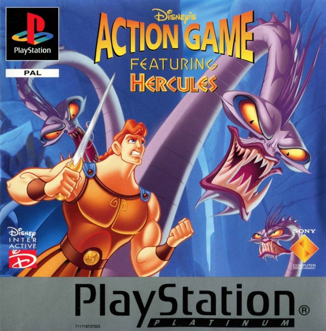 Disneyâ€™s Action Game Featuring Hercules [Platinum] (1998) cover art