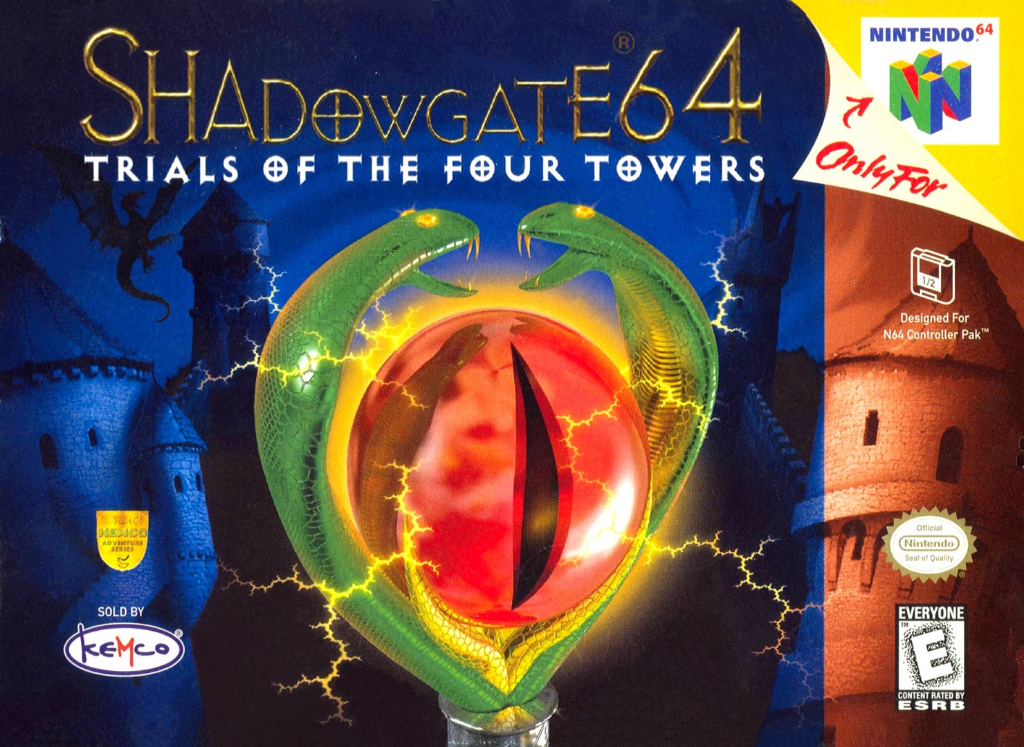 Shadowgate 64: Trials of the Four Towers (1999) cover art