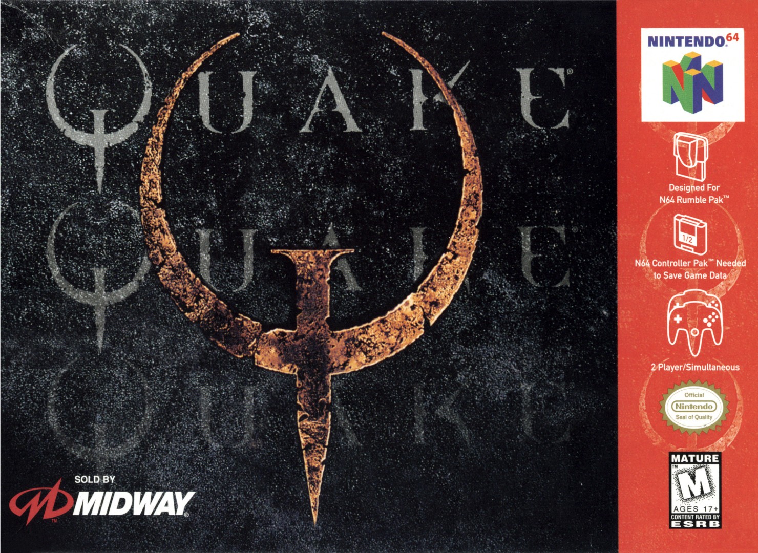 Quake (1998) cover art