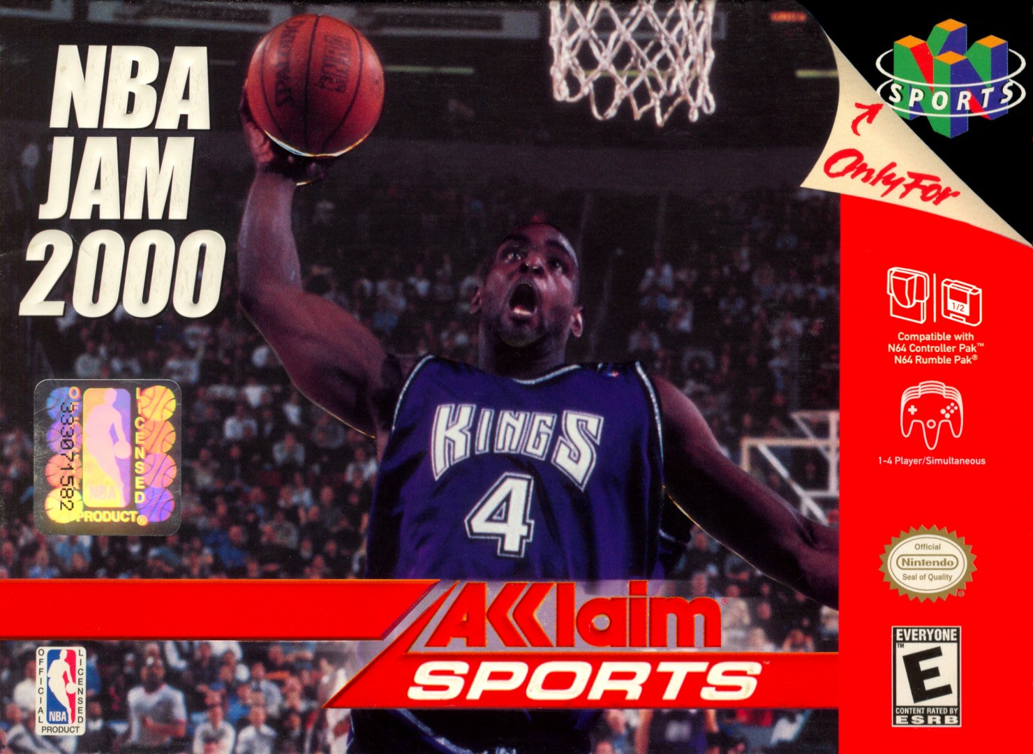 NBA Jam 2000 (1999) cover art