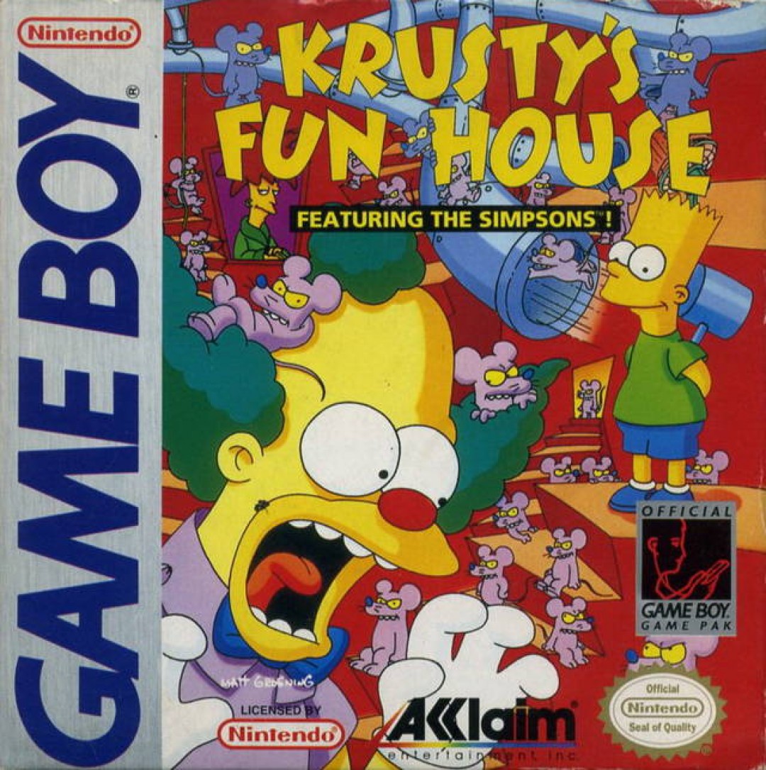 Krusty's Fun House (1992) cover art