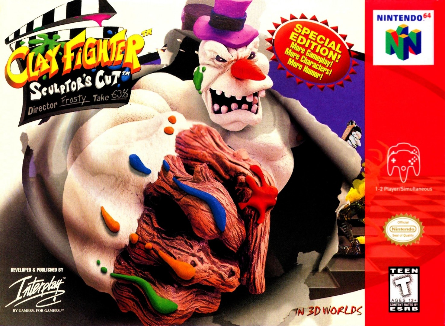 ClayFighter: The Sculptor's Cut (1998) cover art