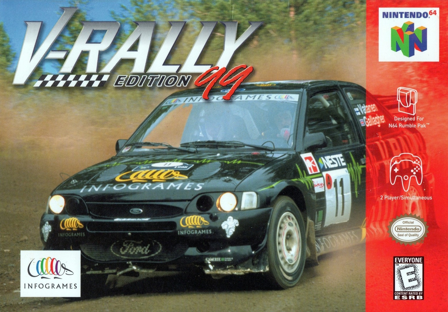 V-Rally Edition '99 (1999) cover art