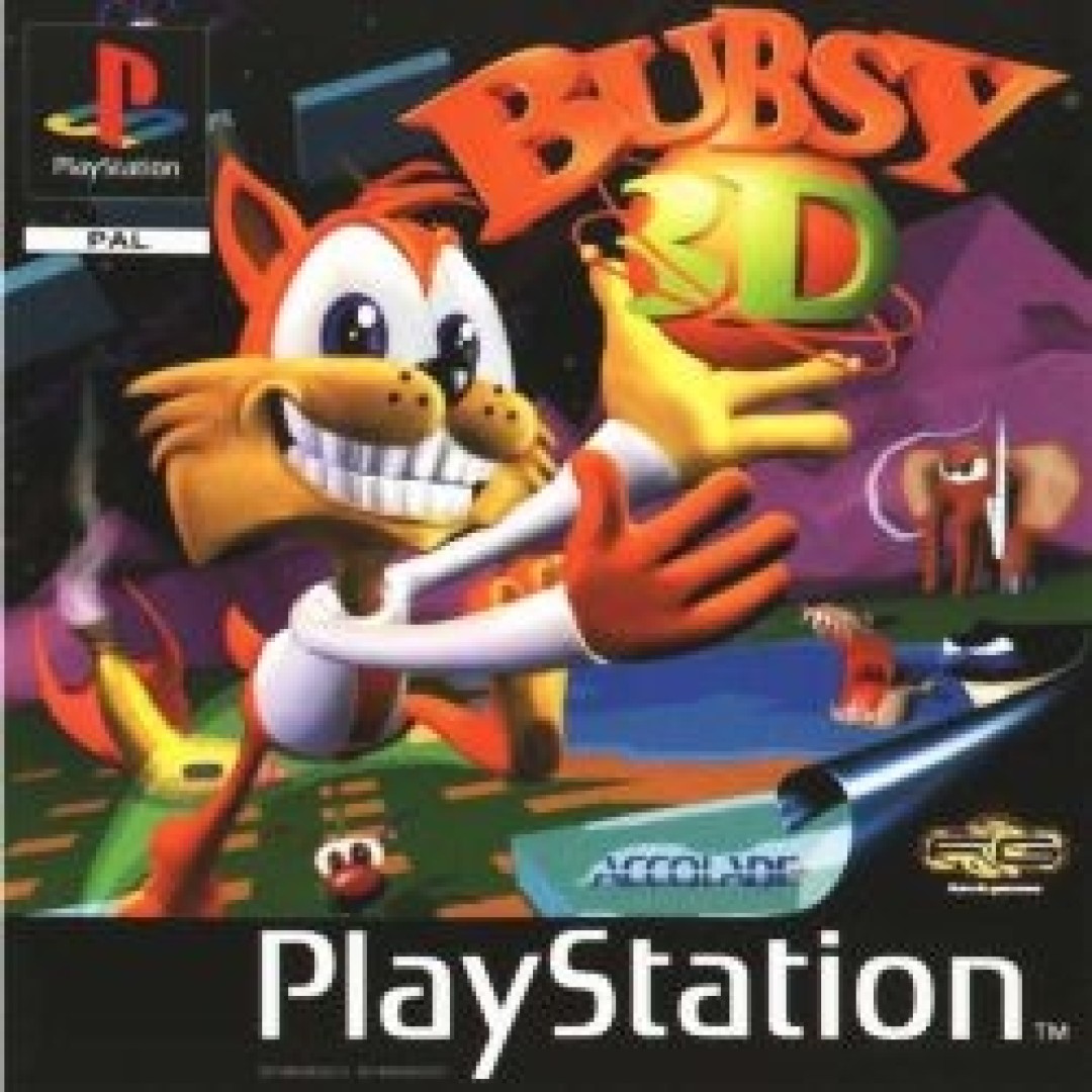 Bubsy 3D (1997) cover art