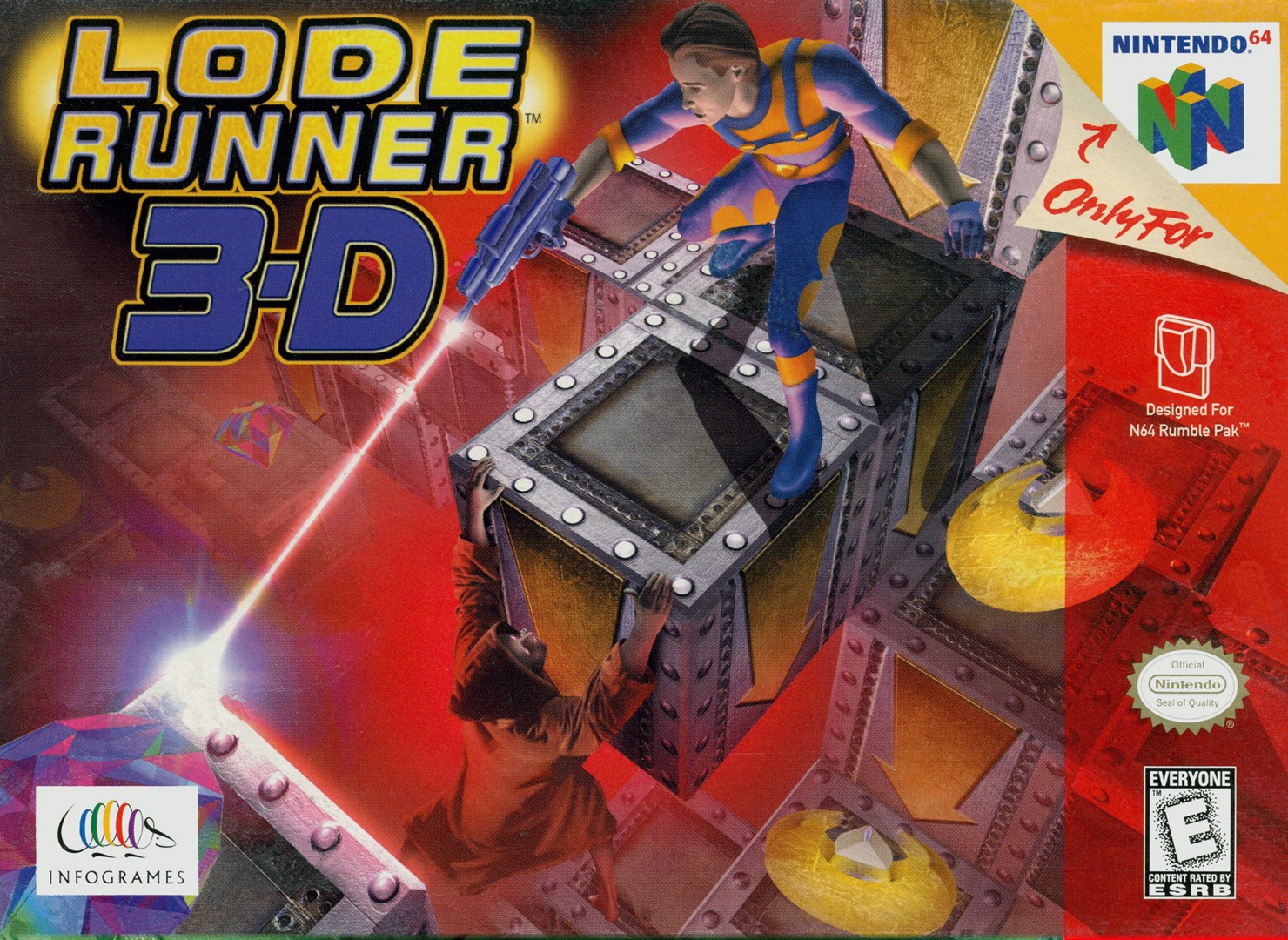 Lode Runner 3-D (1999) cover art