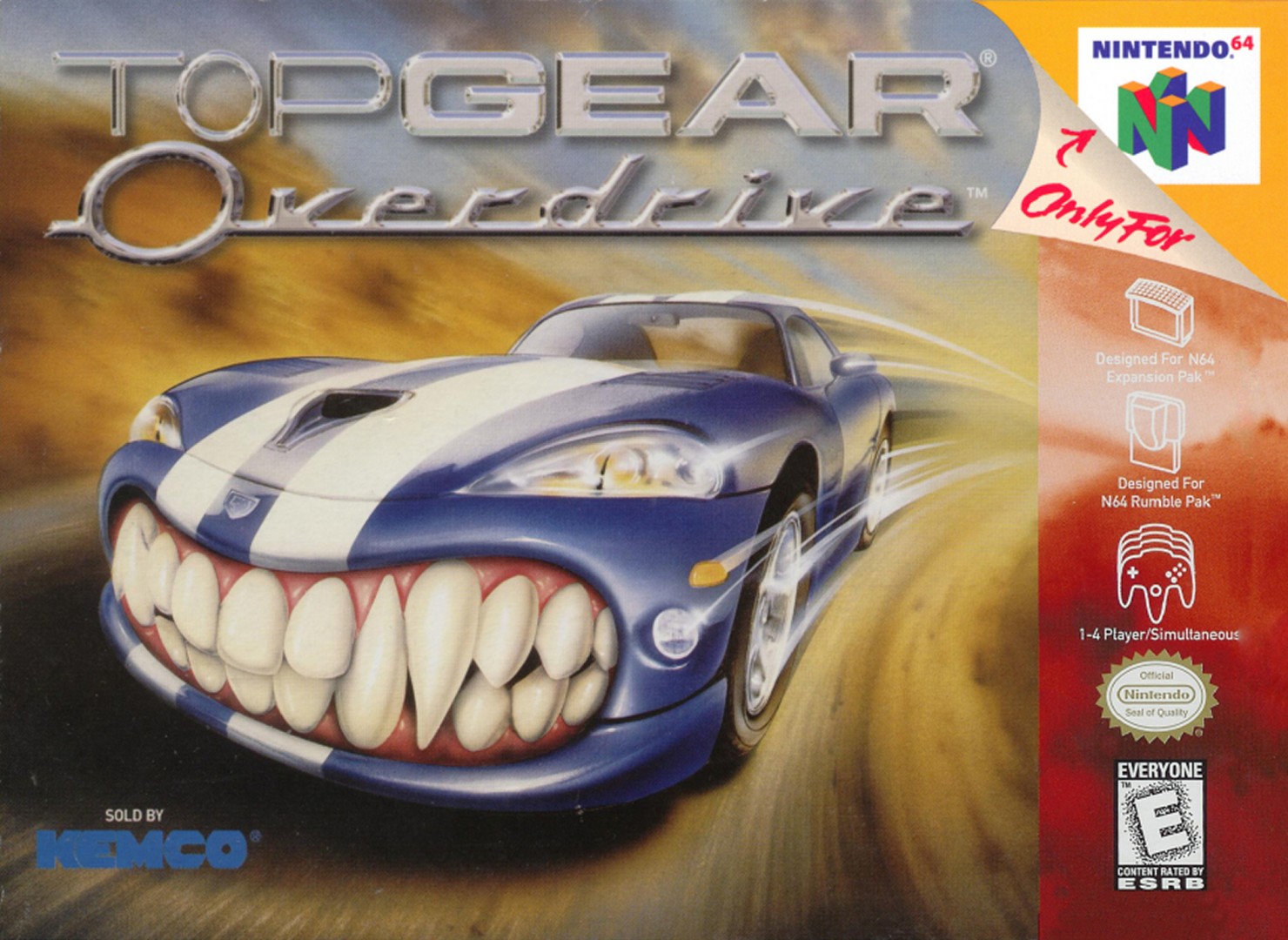 Top Gear Overdrive (1998) cover art