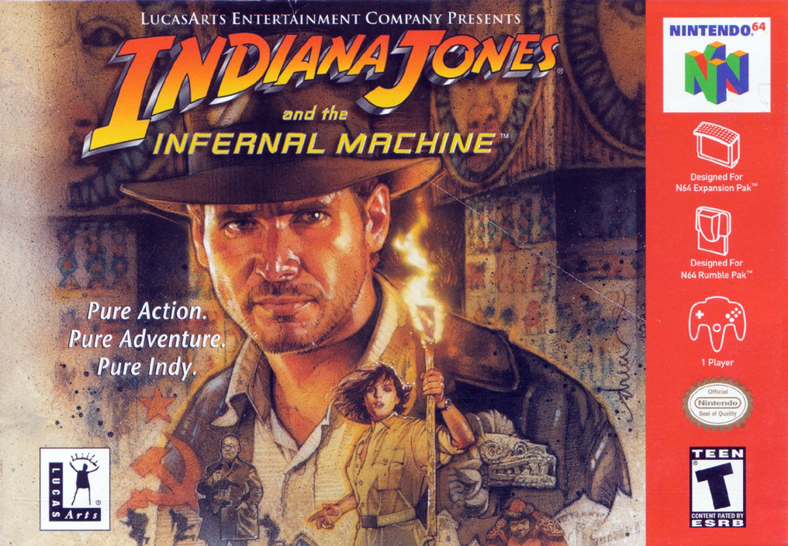 Indiana Jones and the Infernal Machine (2000) cover art