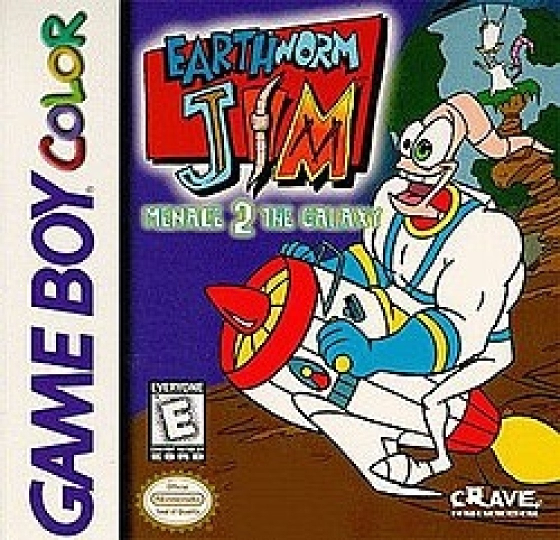Earthworm Jim 2 Menace 2 the galaxy (1999) cover art