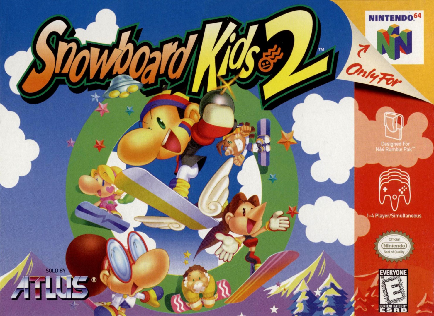 Snowboard Kids 2 (1999) cover art