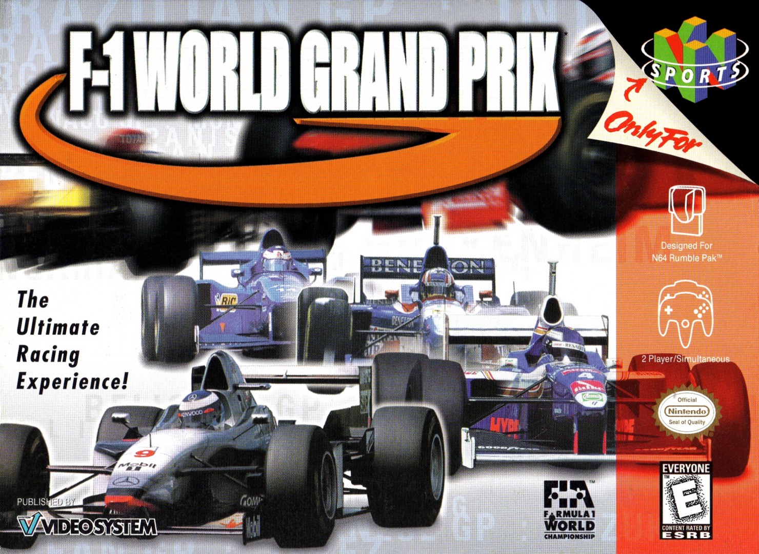 F-1 World Grand Prix (1998) cover art