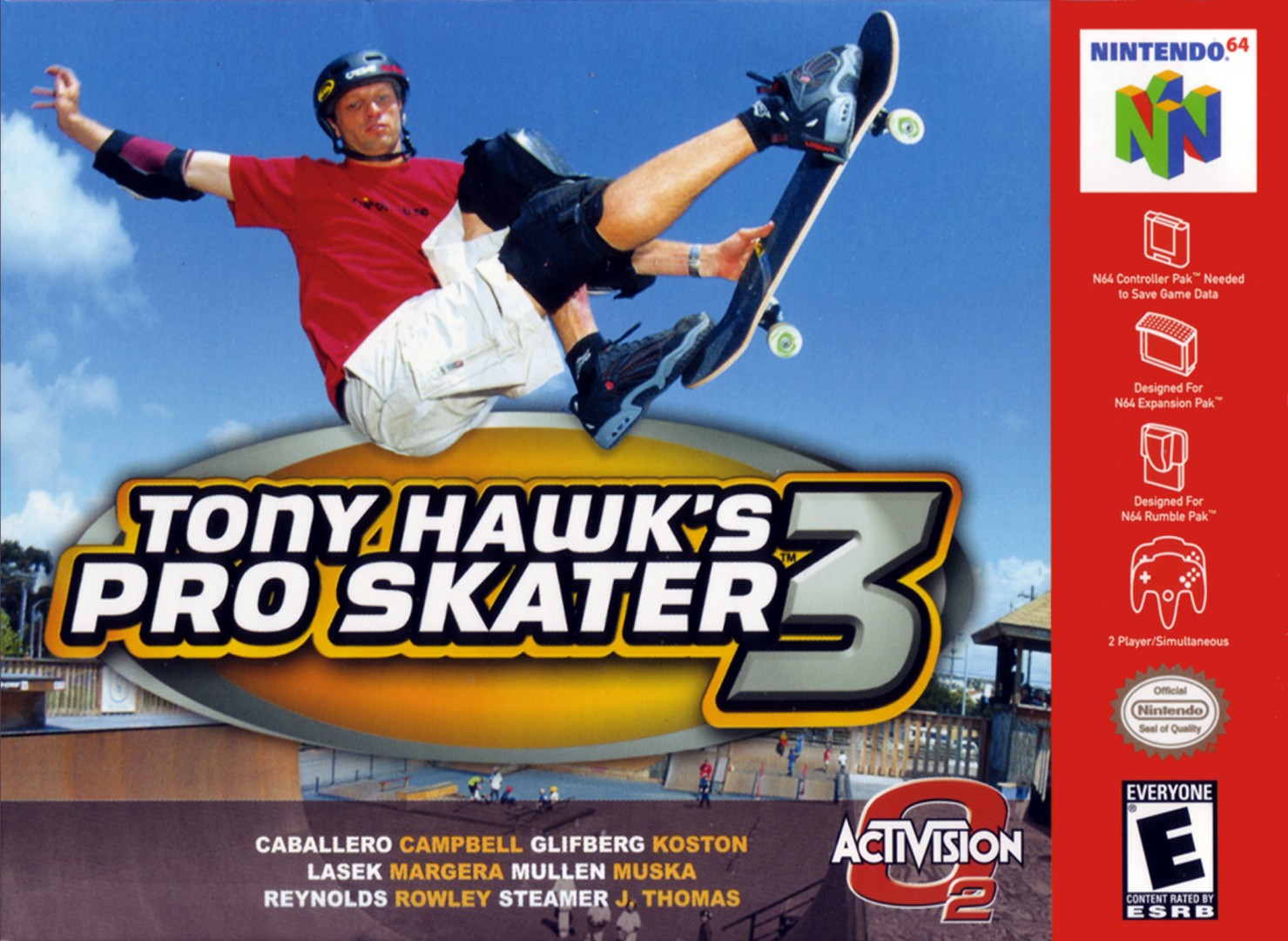Tony Hawk's Pro Skater 3 (2002) cover art