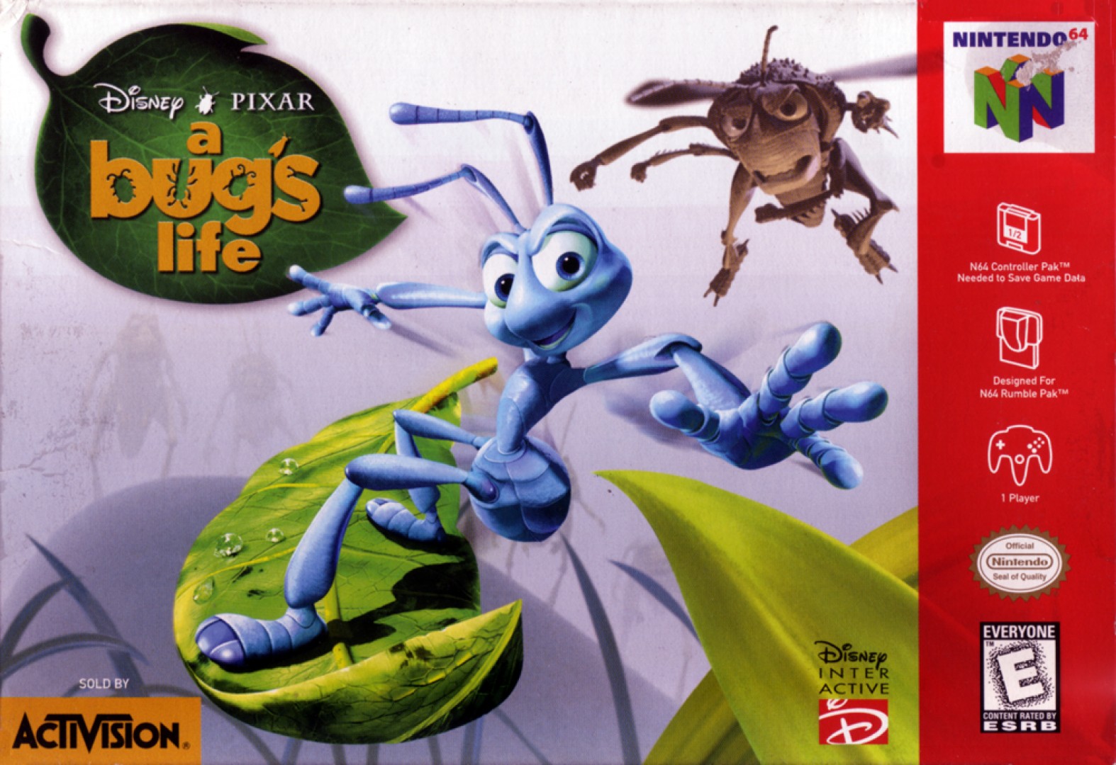 Disney/Pixar A Bug's Life (1998) cover art