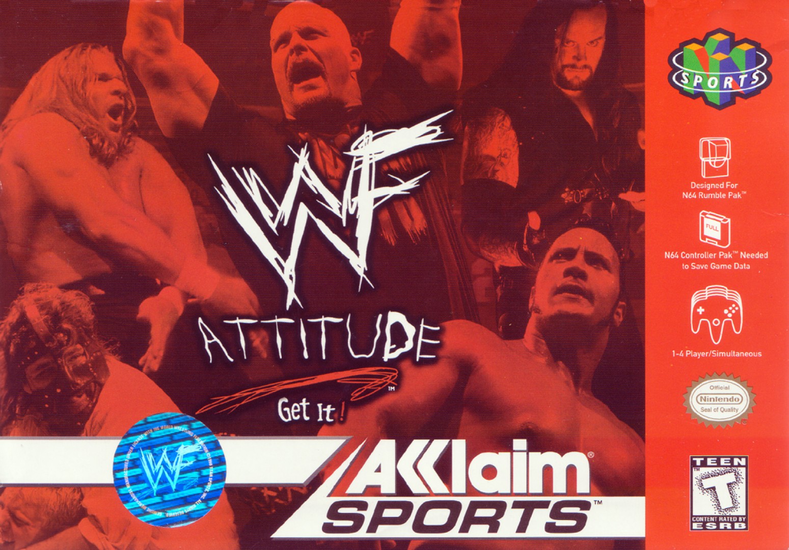 WWF Attitude (1999) cover art