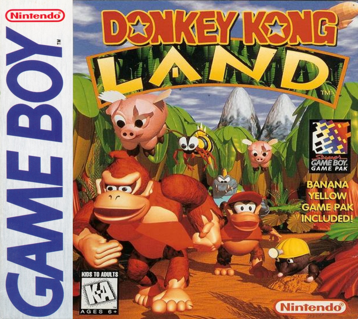 Donkey Kong Land (1995) cover art