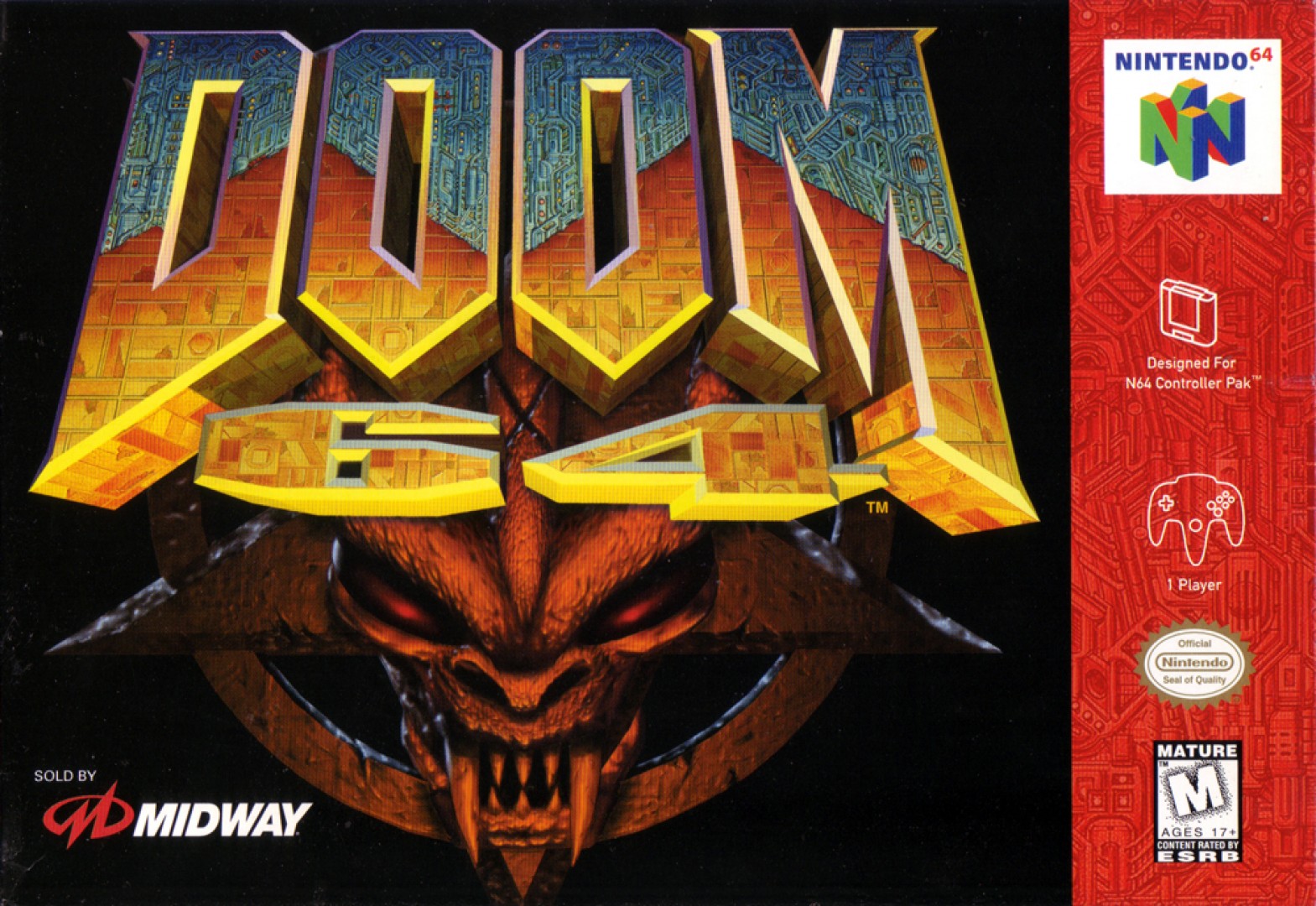 Doom 64 (1997) cover art