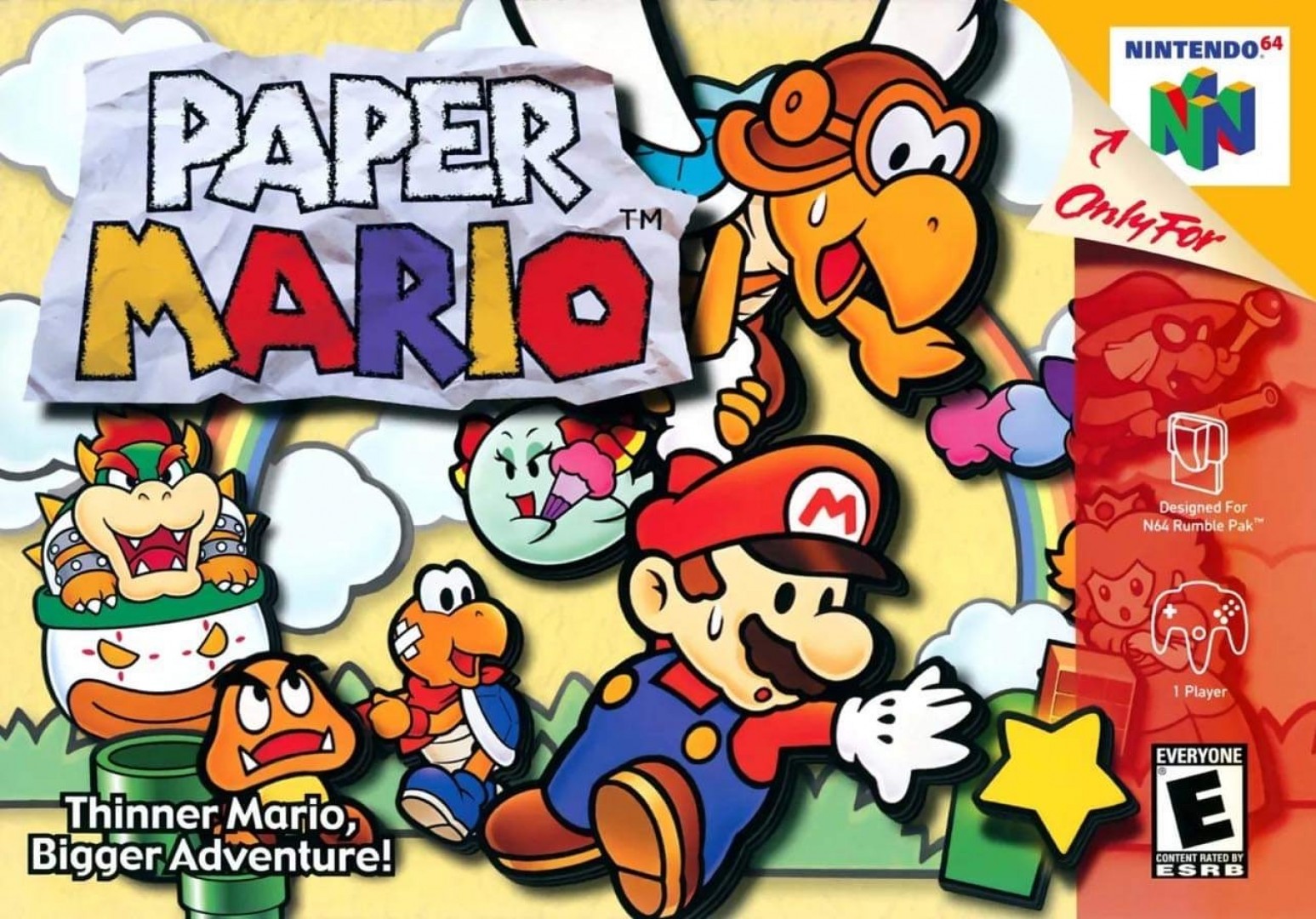 Paper Mario (2001) cover art
