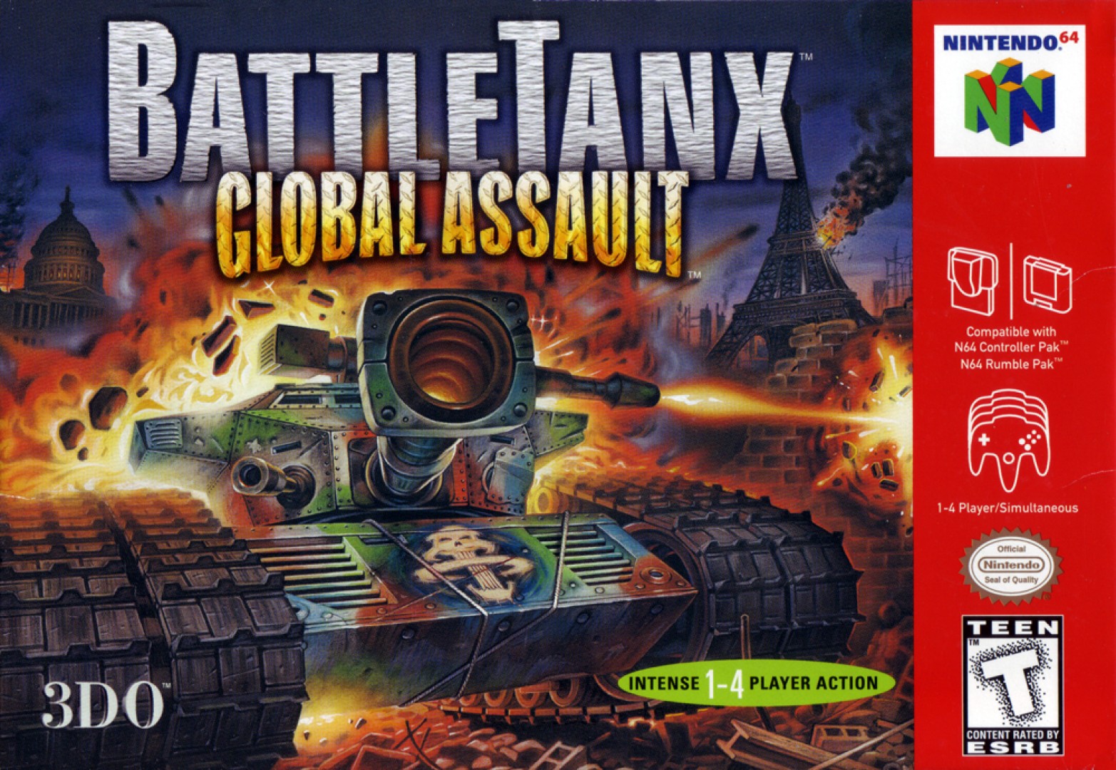 BattleTanx: Global Assault (1999) cover art