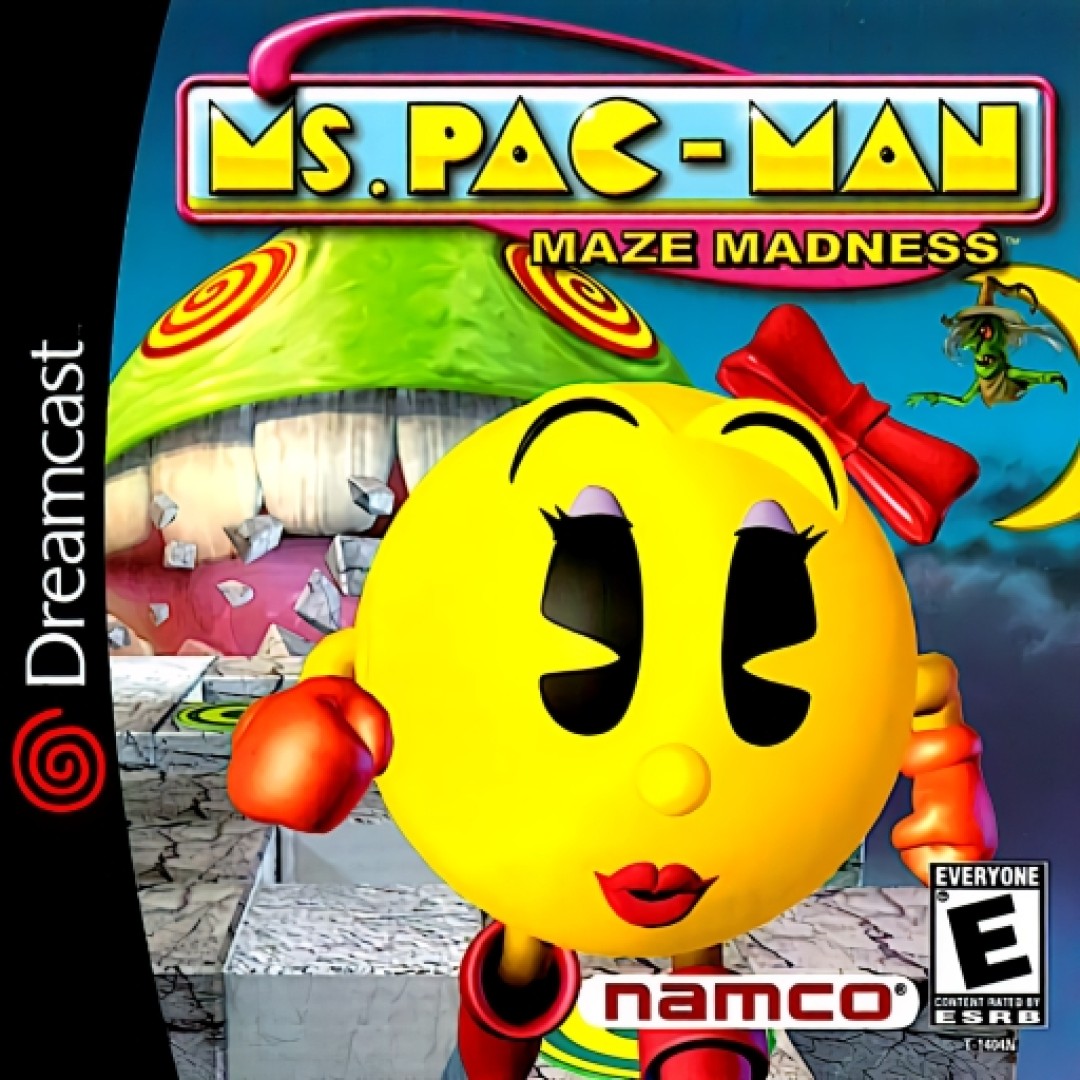 Ms. Pac-Man Maze Madness (2000) cover art