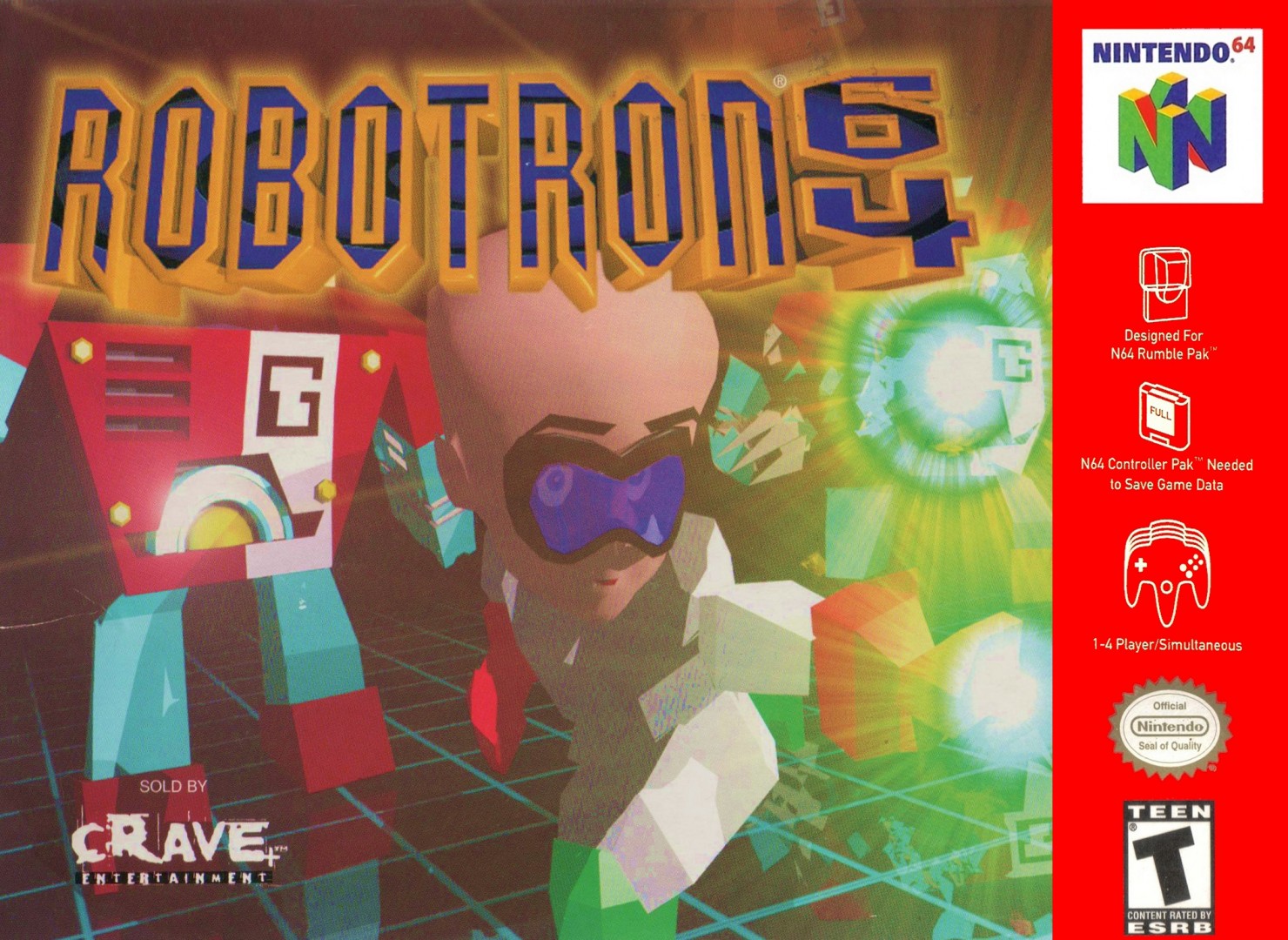 Robotron 64 (1998) cover art