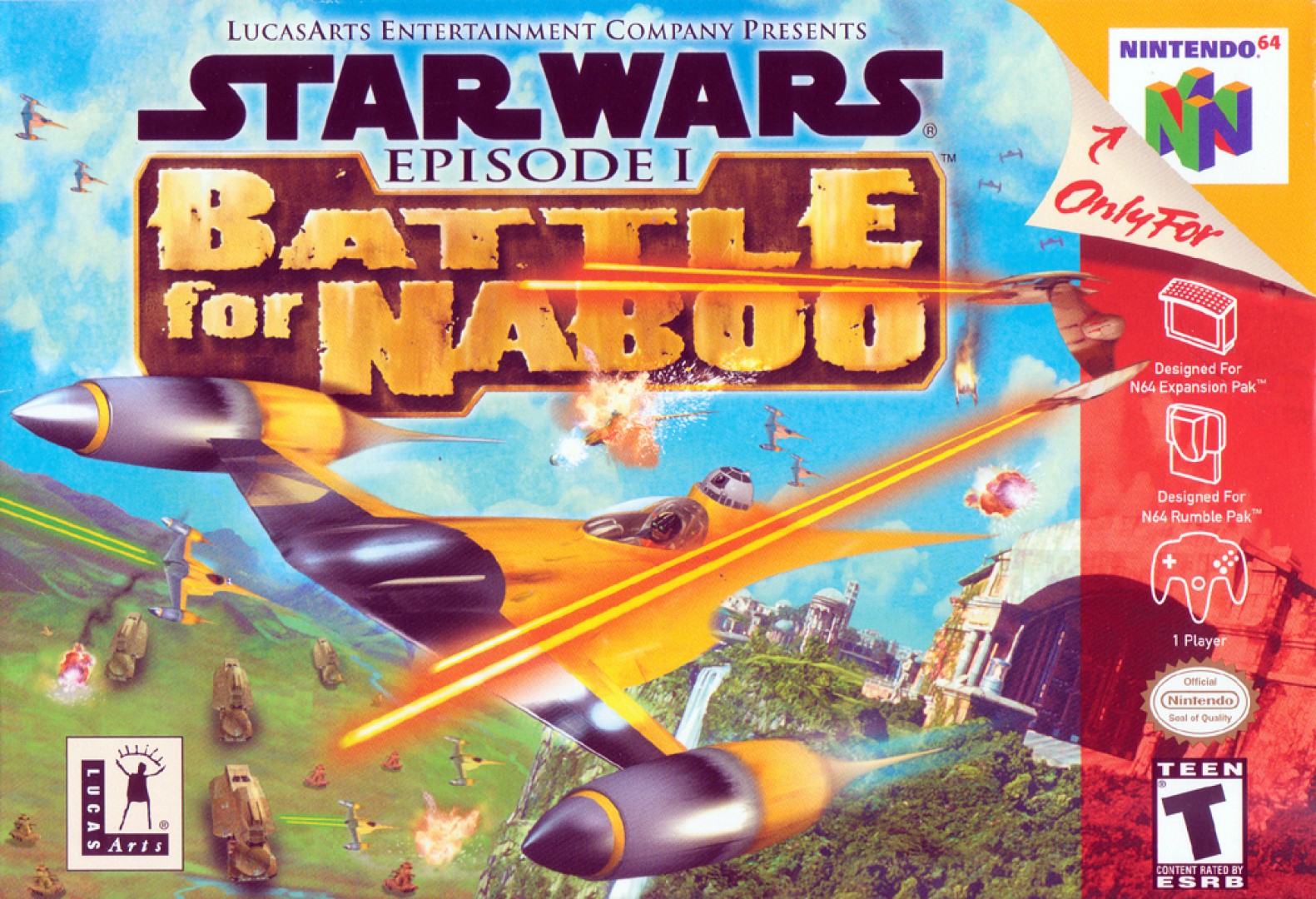 Star Wars: Episode I - Battle for Naboo (2000) cover art