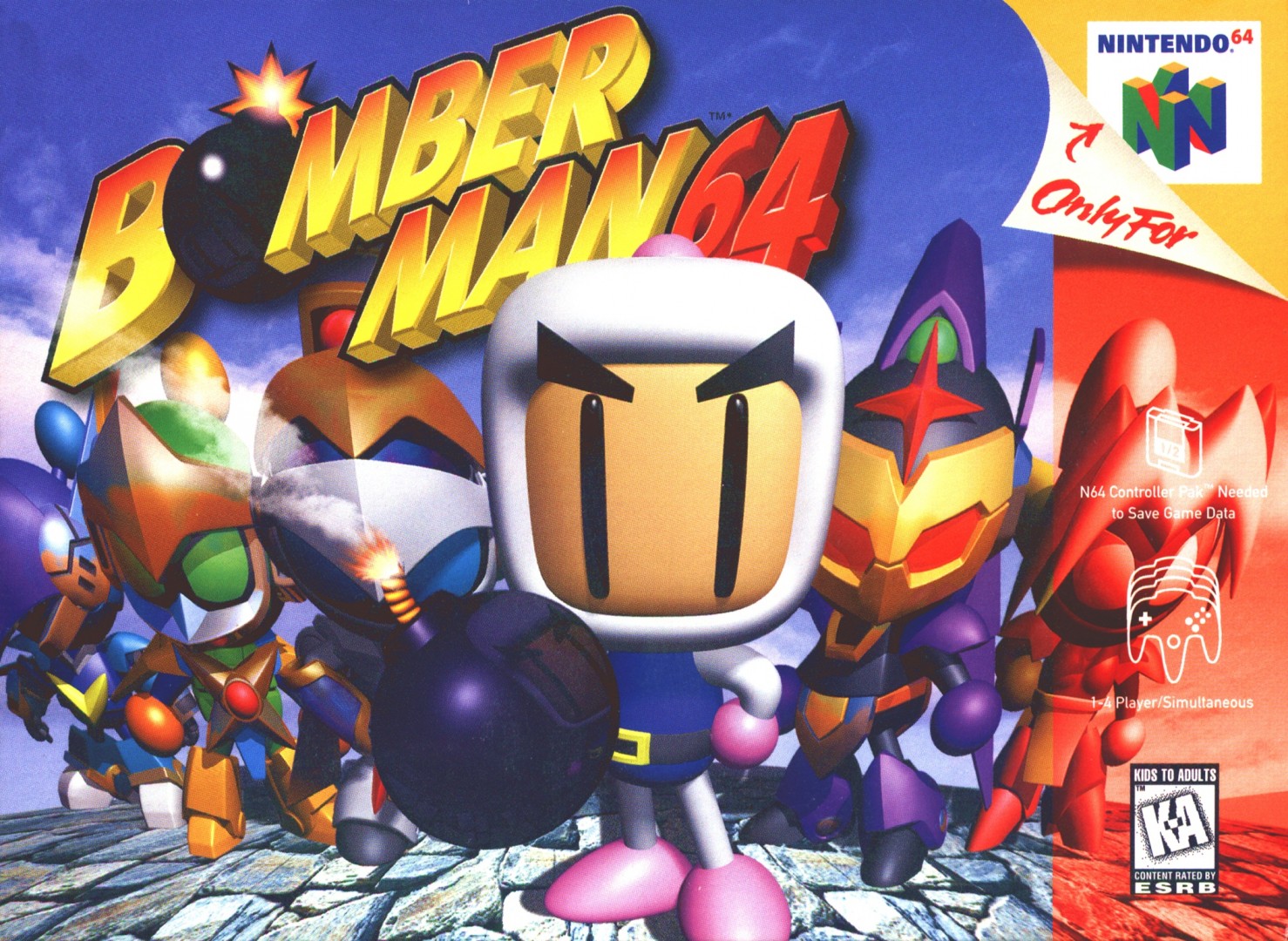 Bomberman 64 (1997) cover art