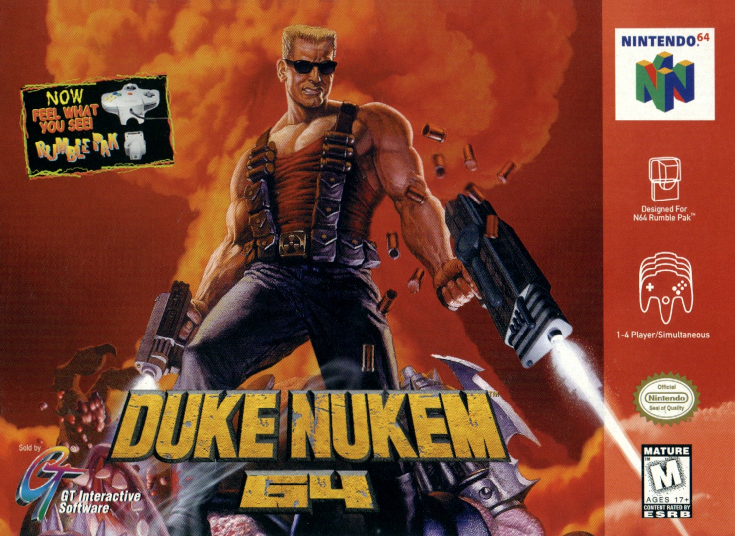 Duke Nukem 64 (1997) cover art