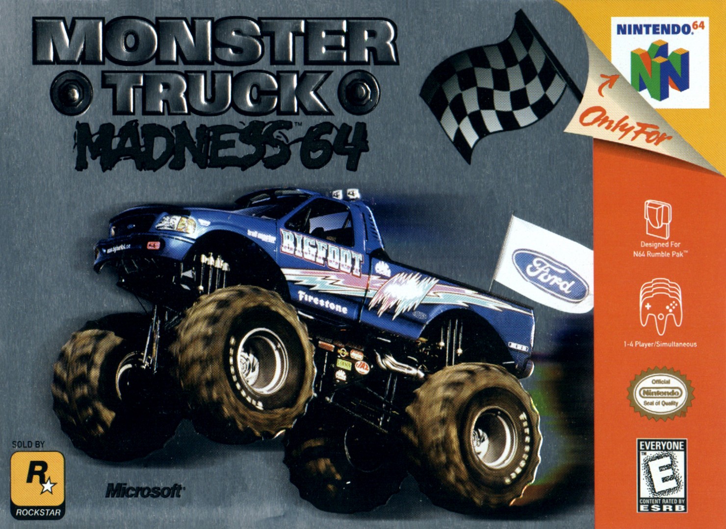 Monster Truck Madness 64 (1999) cover art