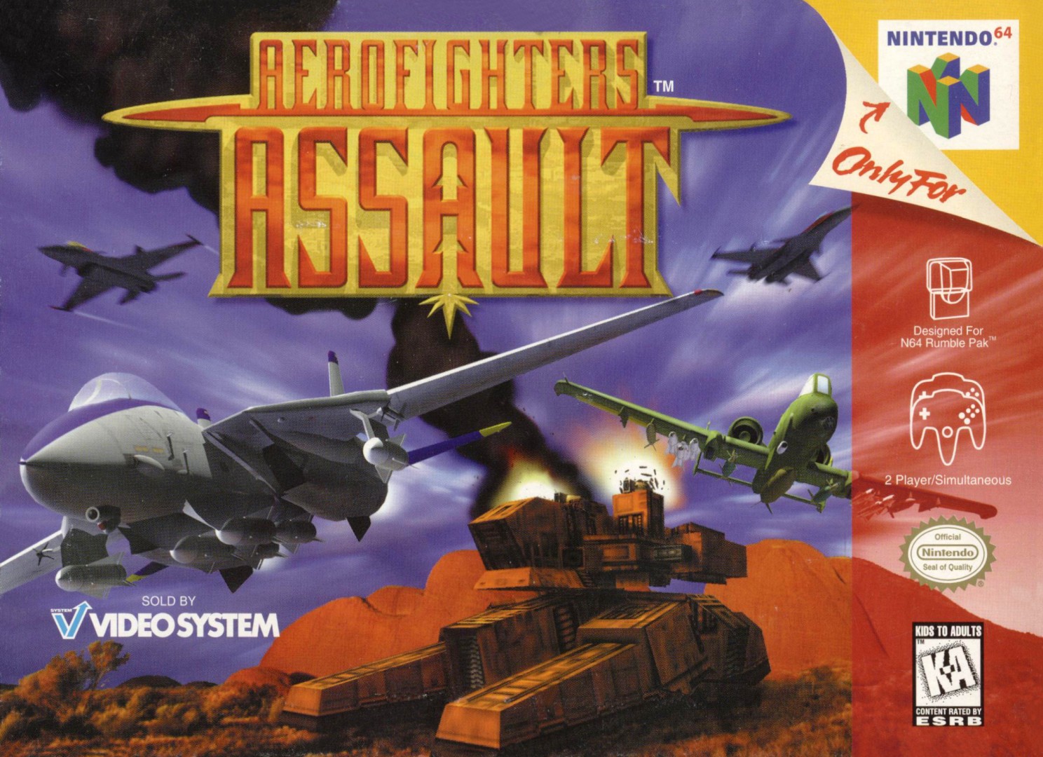 Aero Fighters Assault (1997) cover art