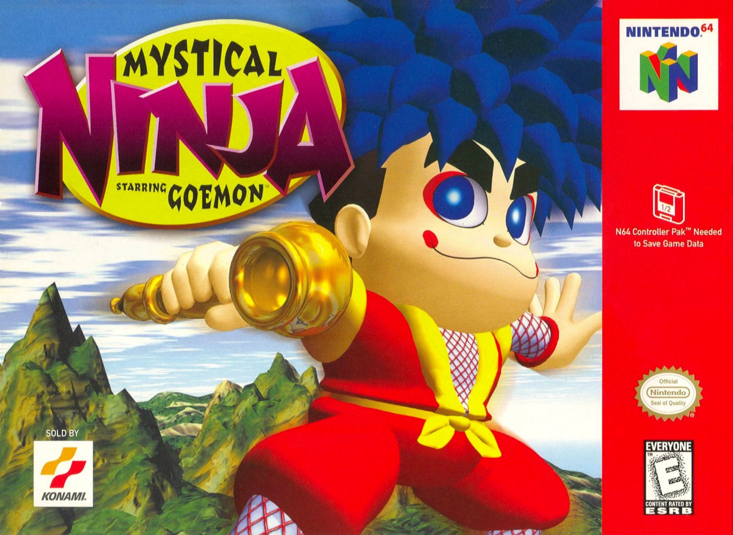 Mystical Ninja Starring Goemon (1998) cover art
