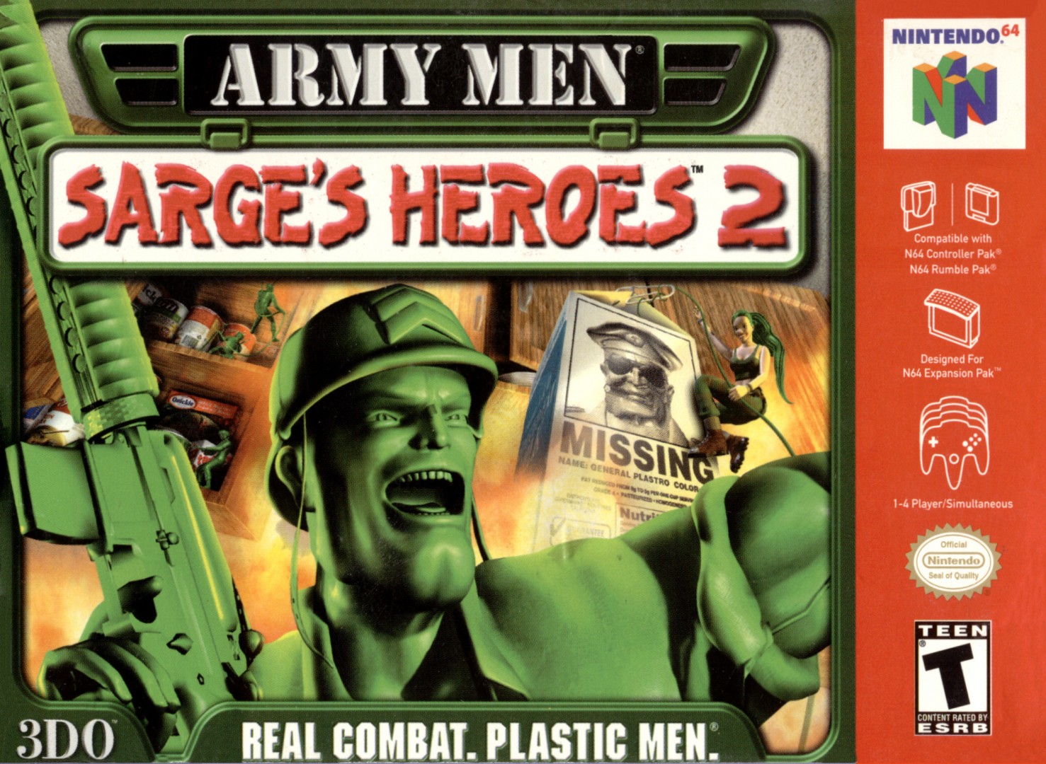 Army Men: Sarge's Heroes 2 (2000) cover art