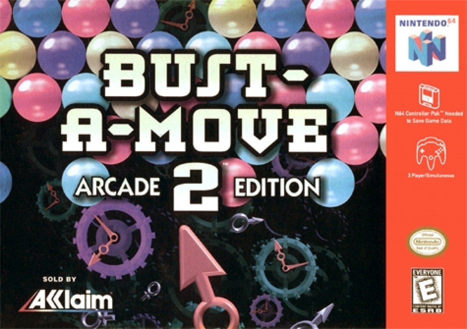 Bust-A-Move 2: Arcade Edition (1998) cover art