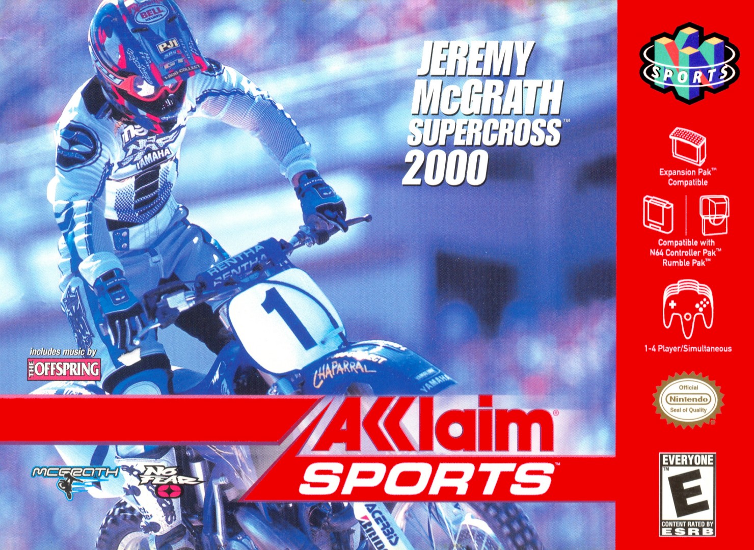 Jeremy McGrath Supercross 2000 (2000) cover art