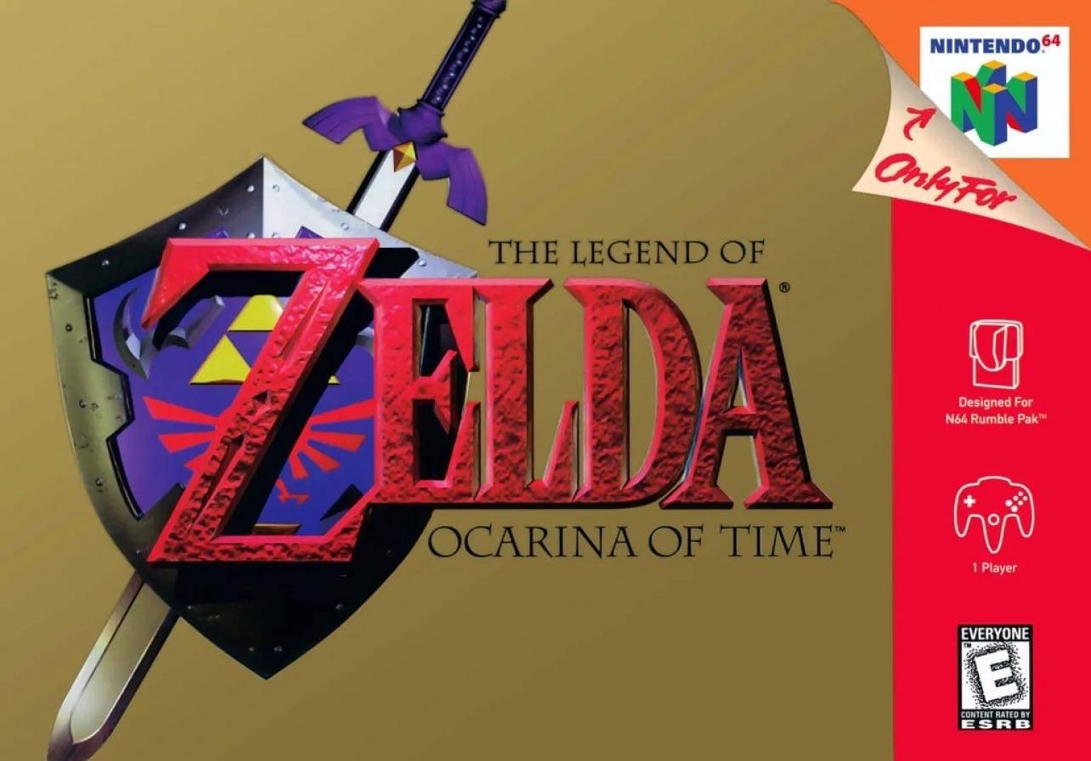 The Legend of Zelda: Ocarina of Time (1998) cover art