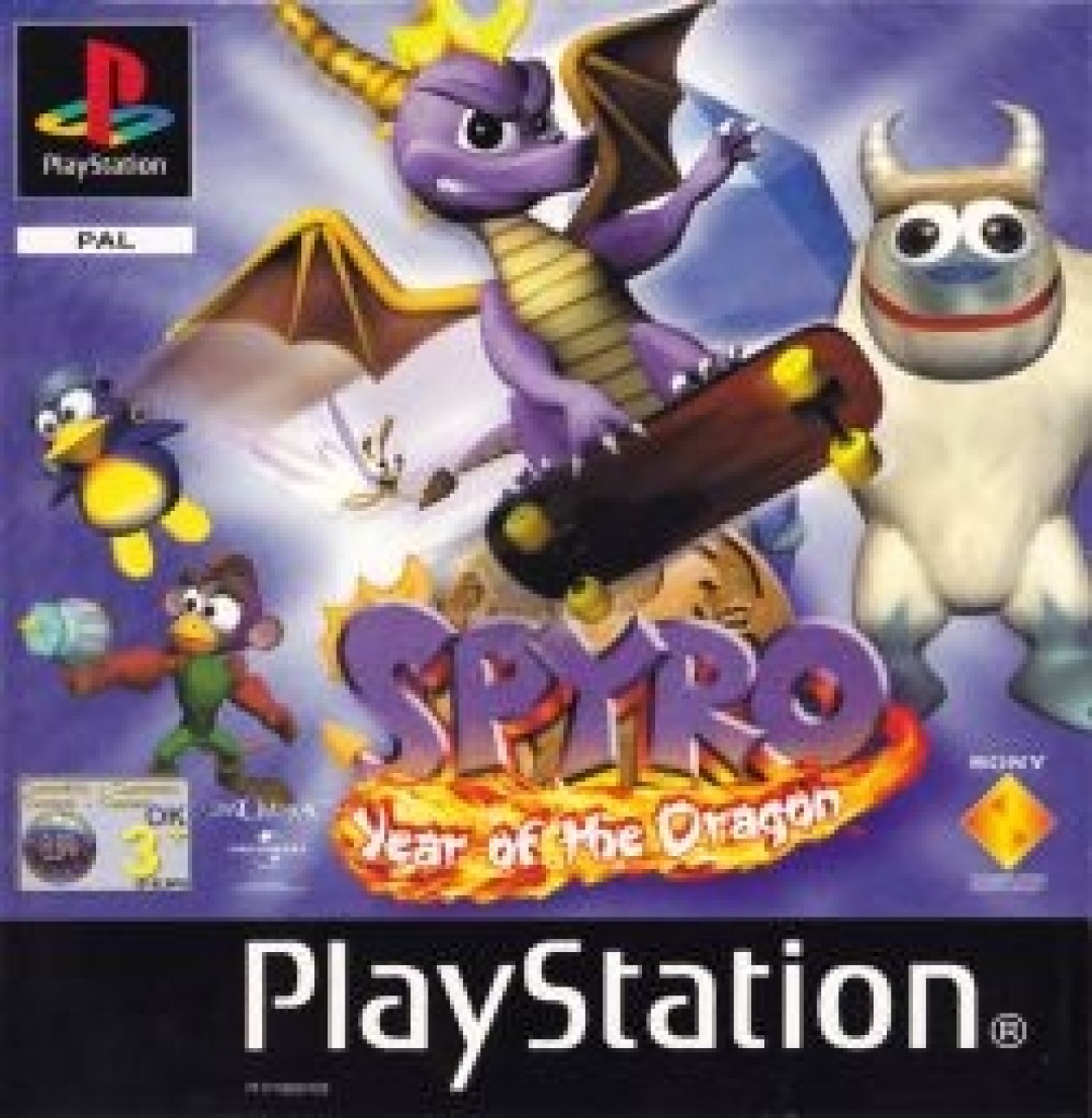  Spyro: Year of the Dragon (2000) cover art