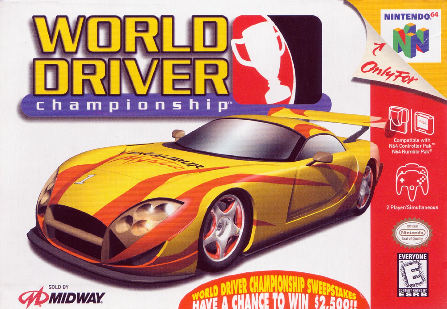 World Driver Championship (1999) cover art