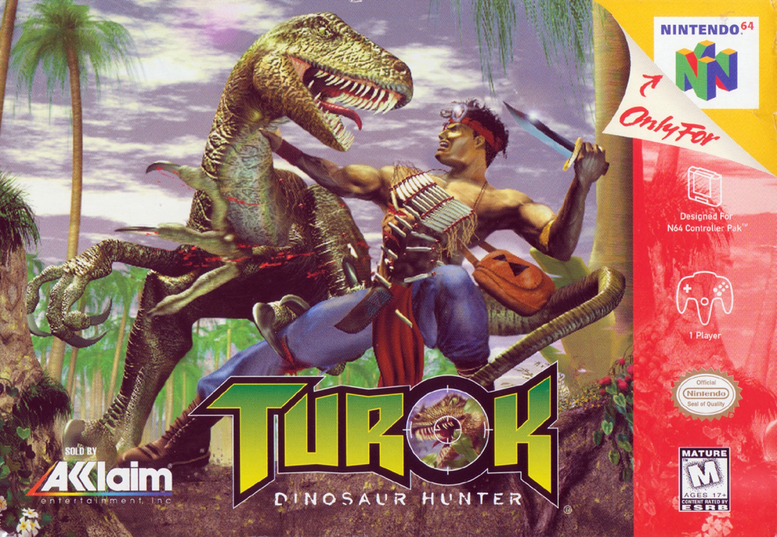 Turok: Dinosaur Hunter (1997) cover art