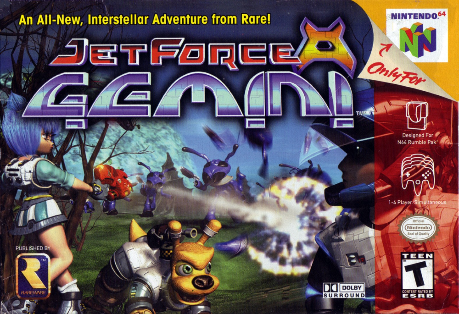 Jet Force Gemini (1999) cover art