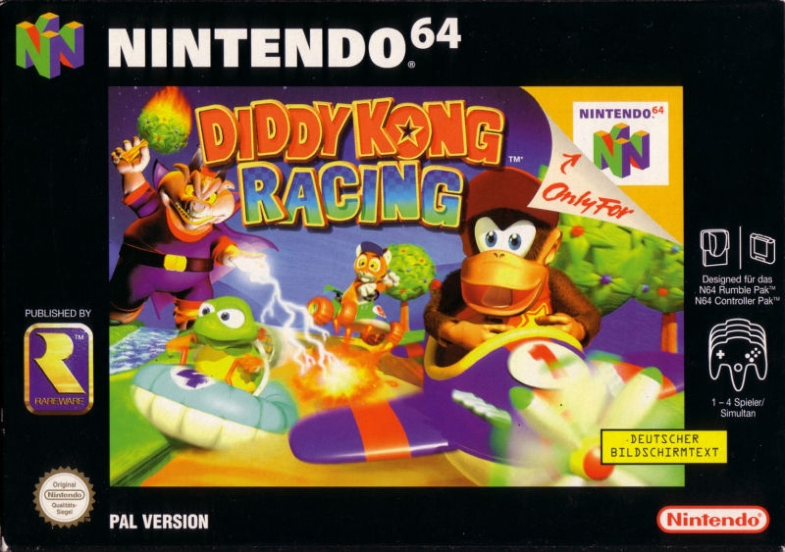 Diddy Kong Racing (1997) cover art