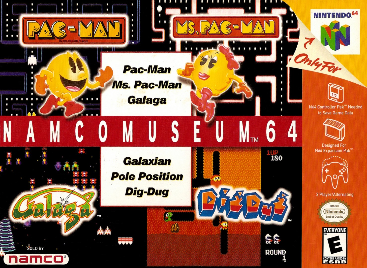 Namco Museum 64 (1999) poster